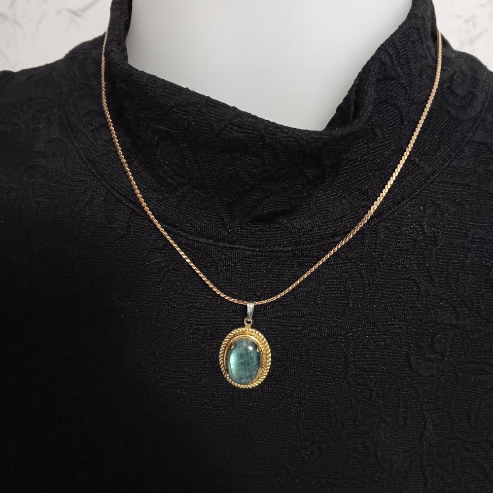 Vintage labradorite necklace